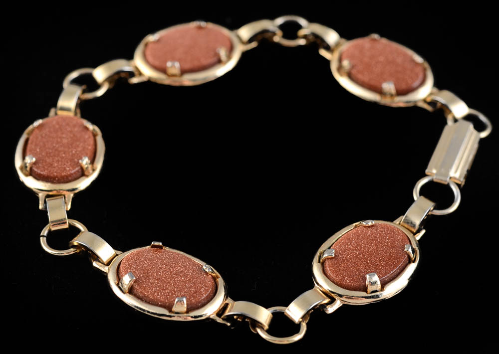 Simulated Goldstone Costume Assortment