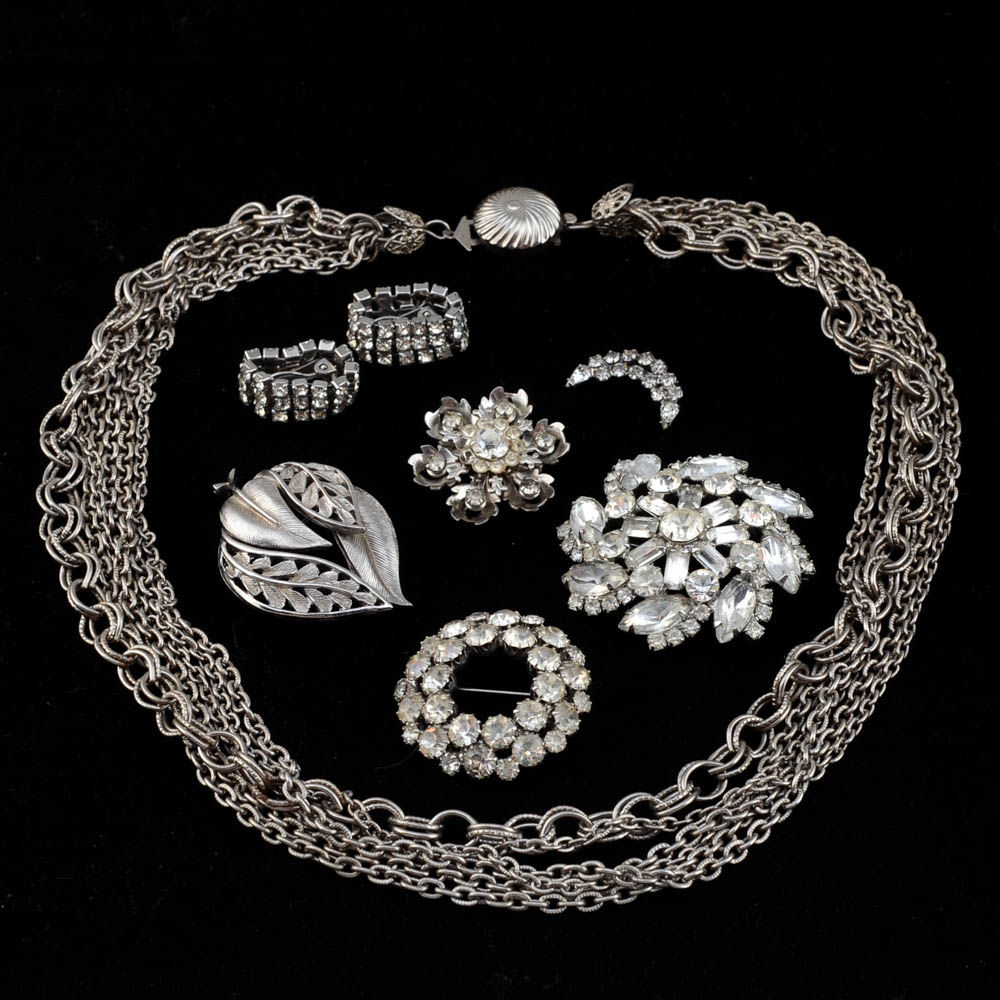 Silver Tone Costume Jewelry