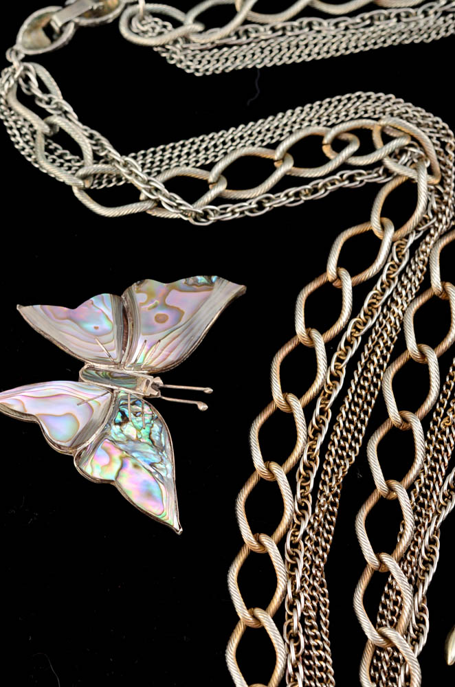 Costume Jewelry Including Sterling