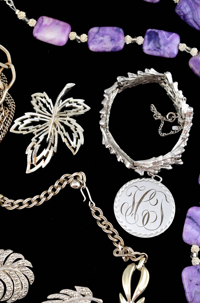 Costume Jewelry Including Sterling