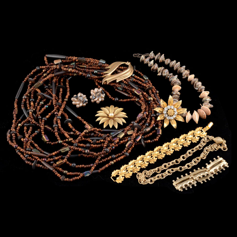 Costume Jewelry Including Napier and Lisner