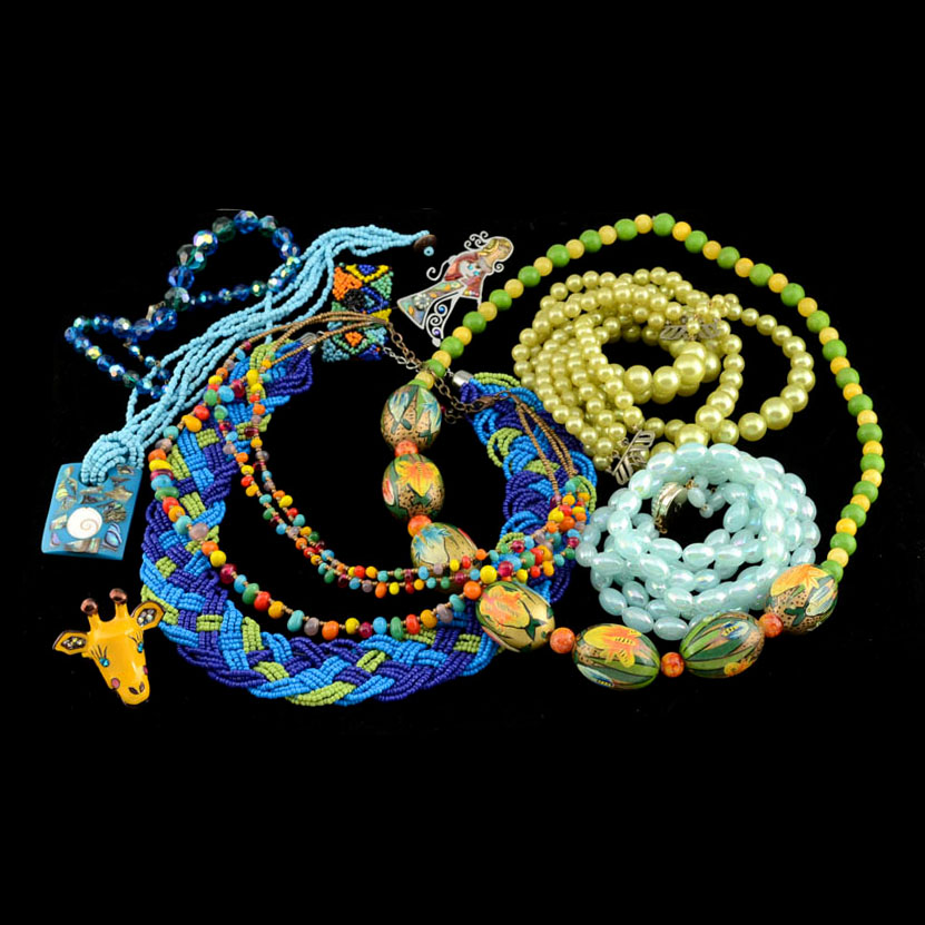 Costume Jewelry Necklaces Including Lagunitas