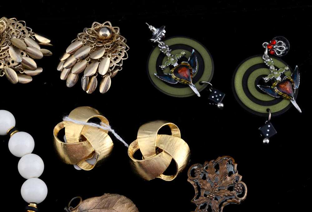 Group of Jewelry and Letter Opener