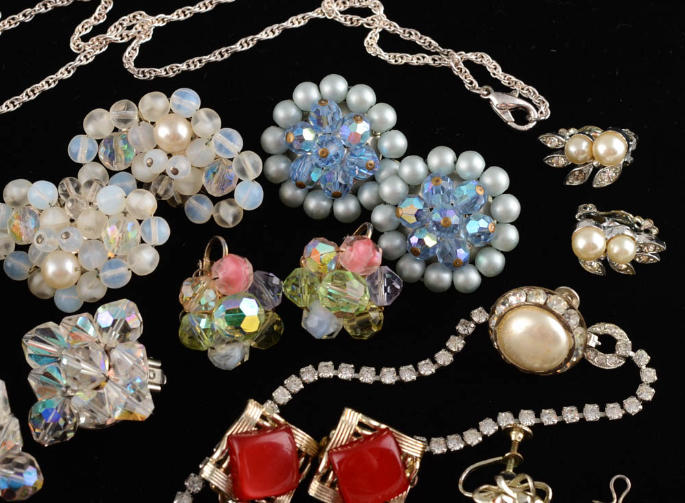 Group of Vintage Jewelry Including Coro