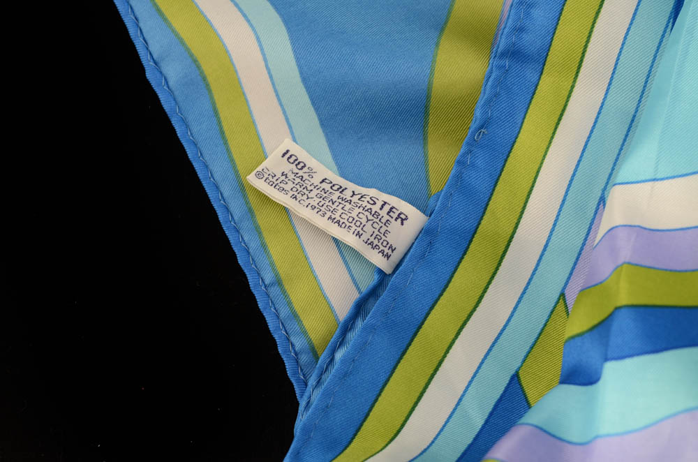 Group of Vintage Costume Jewelry and Scarf