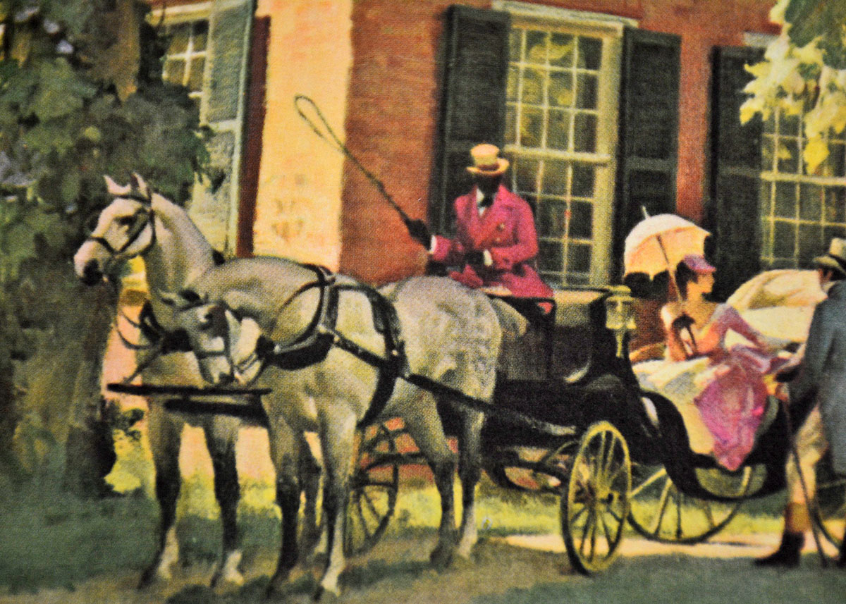 Vintage Offset Lithograph Print "My Old Kentucky Home"  By Haddon Sundblom