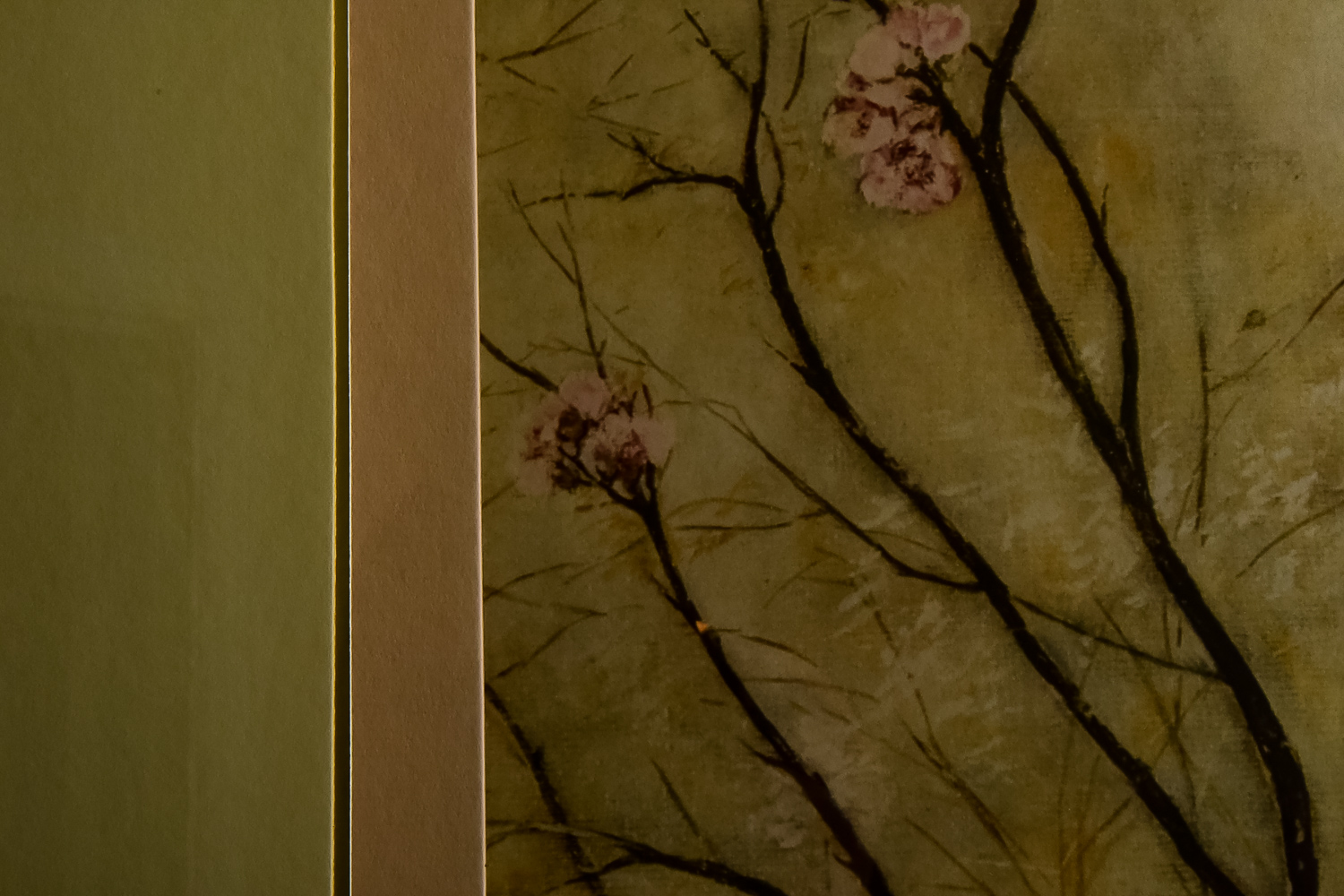 "Flowering Quince" Framed Vintage Print by Jane Chenoweth