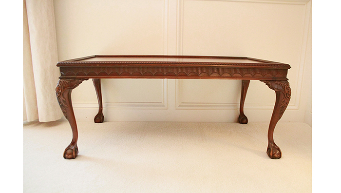 Ornate Wood Coffee Table
