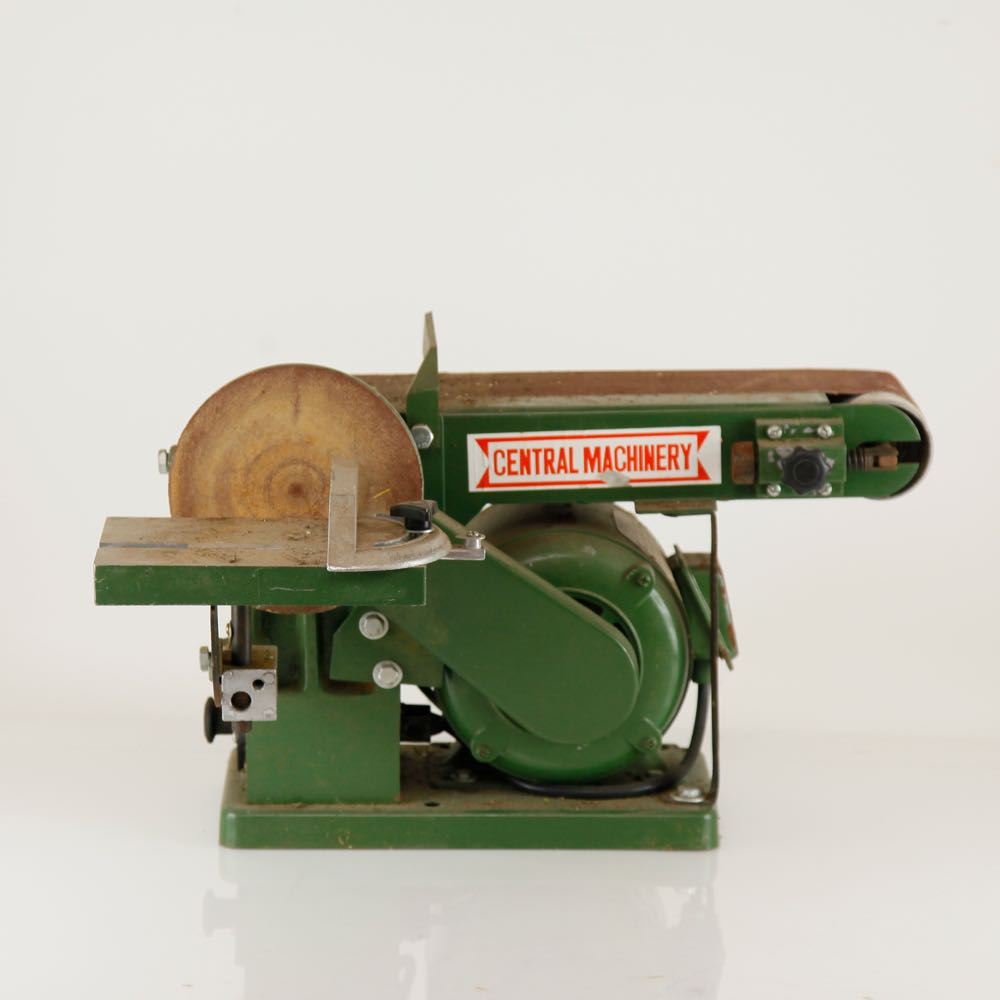 Vintage Central Machinery Disc Belt Sander