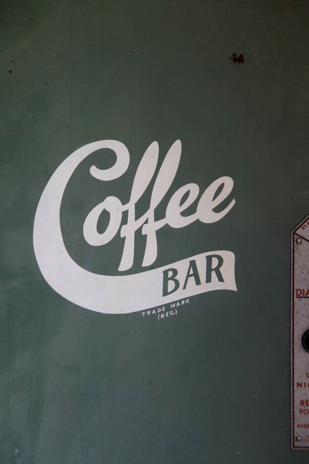 Vintage "Coffee Bar" Vending Machine