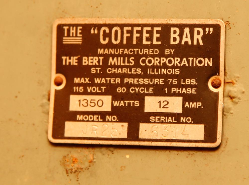 Vintage "Coffee Bar" Vending Machine