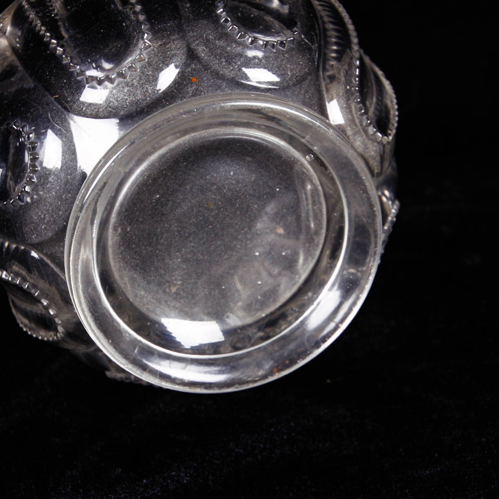 Trio of Clear Pressed Depression Glass