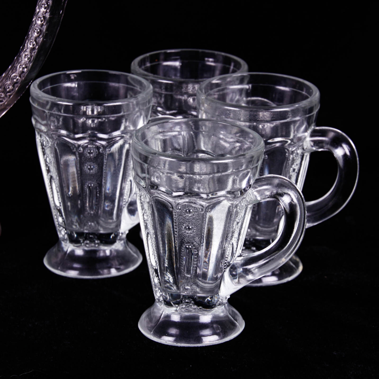 Kansas Jewel with Dewdrop Clear Depression Glass