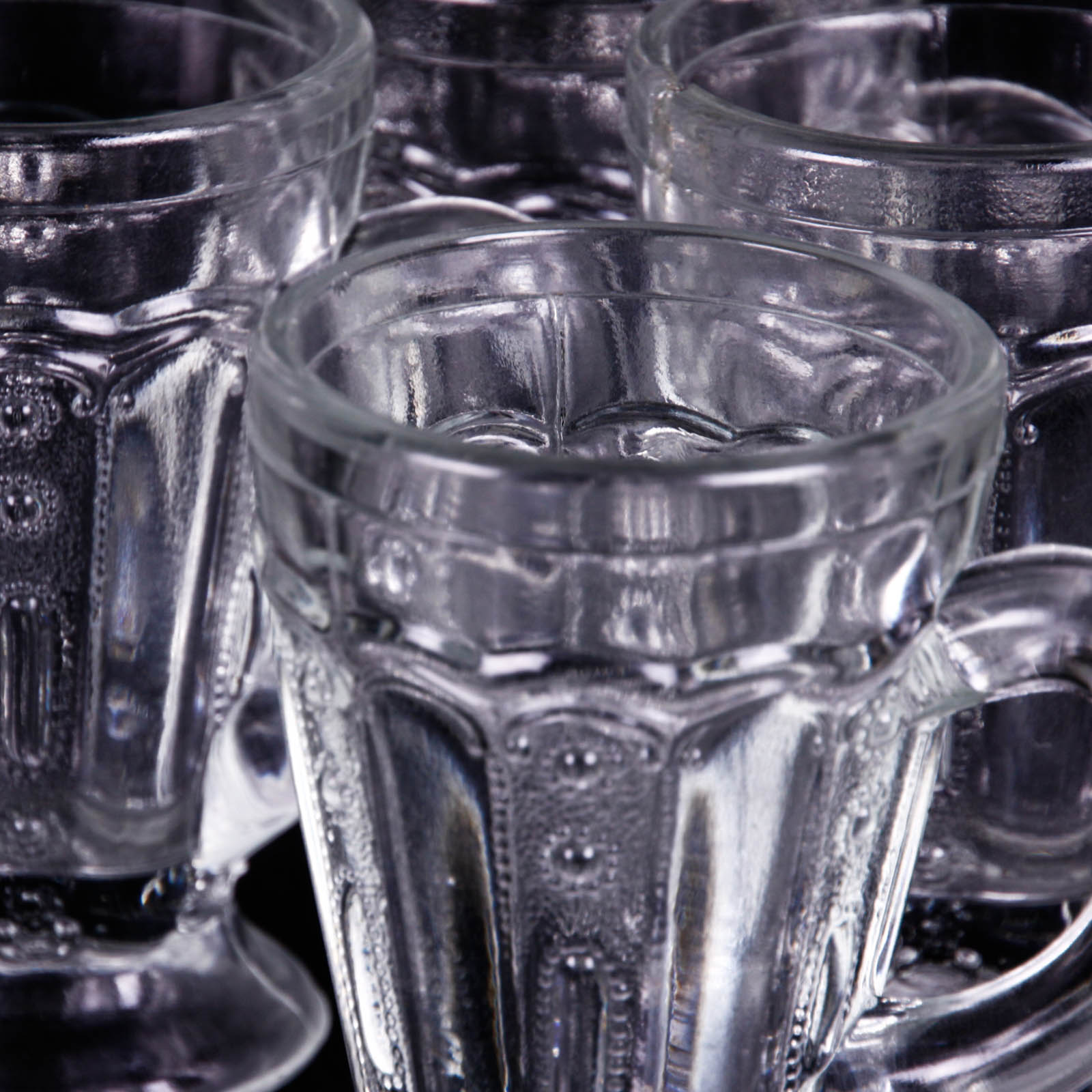 Kansas Jewel with Dewdrop Clear Depression Glass