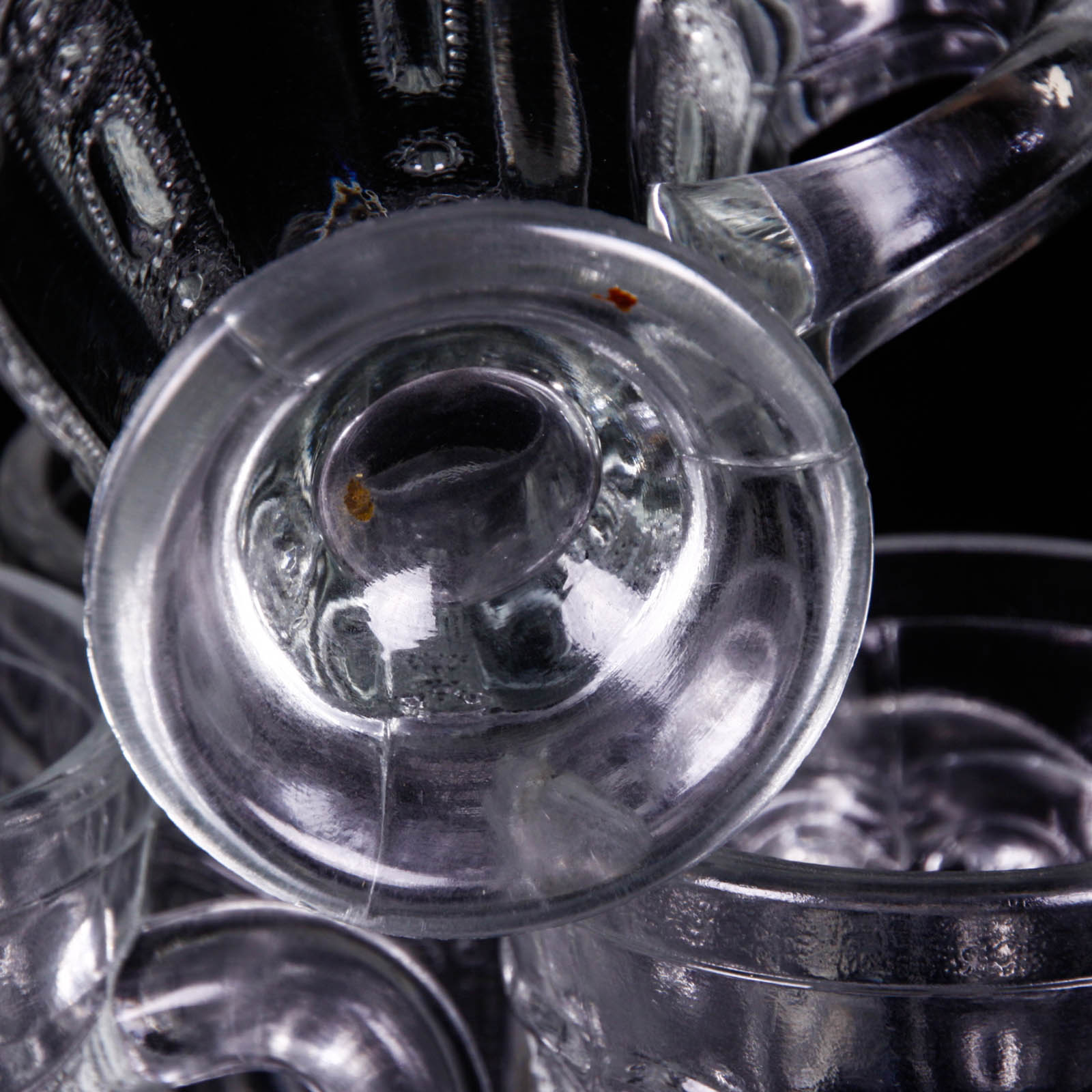 Kansas Jewel with Dewdrop Clear Depression Glass