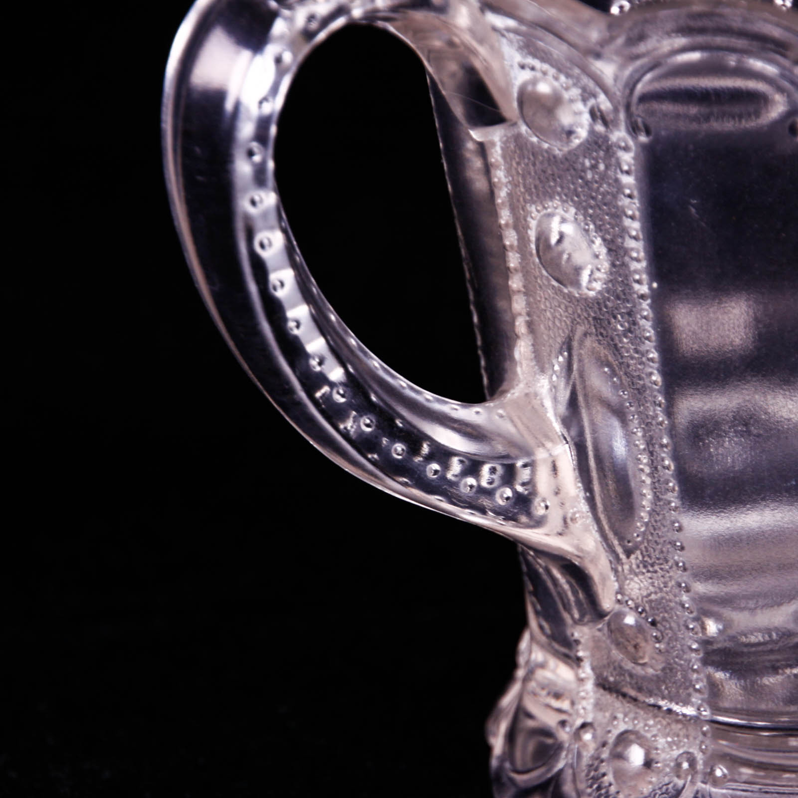 Kansas Jewel with Dewdrop Clear Depression Glass