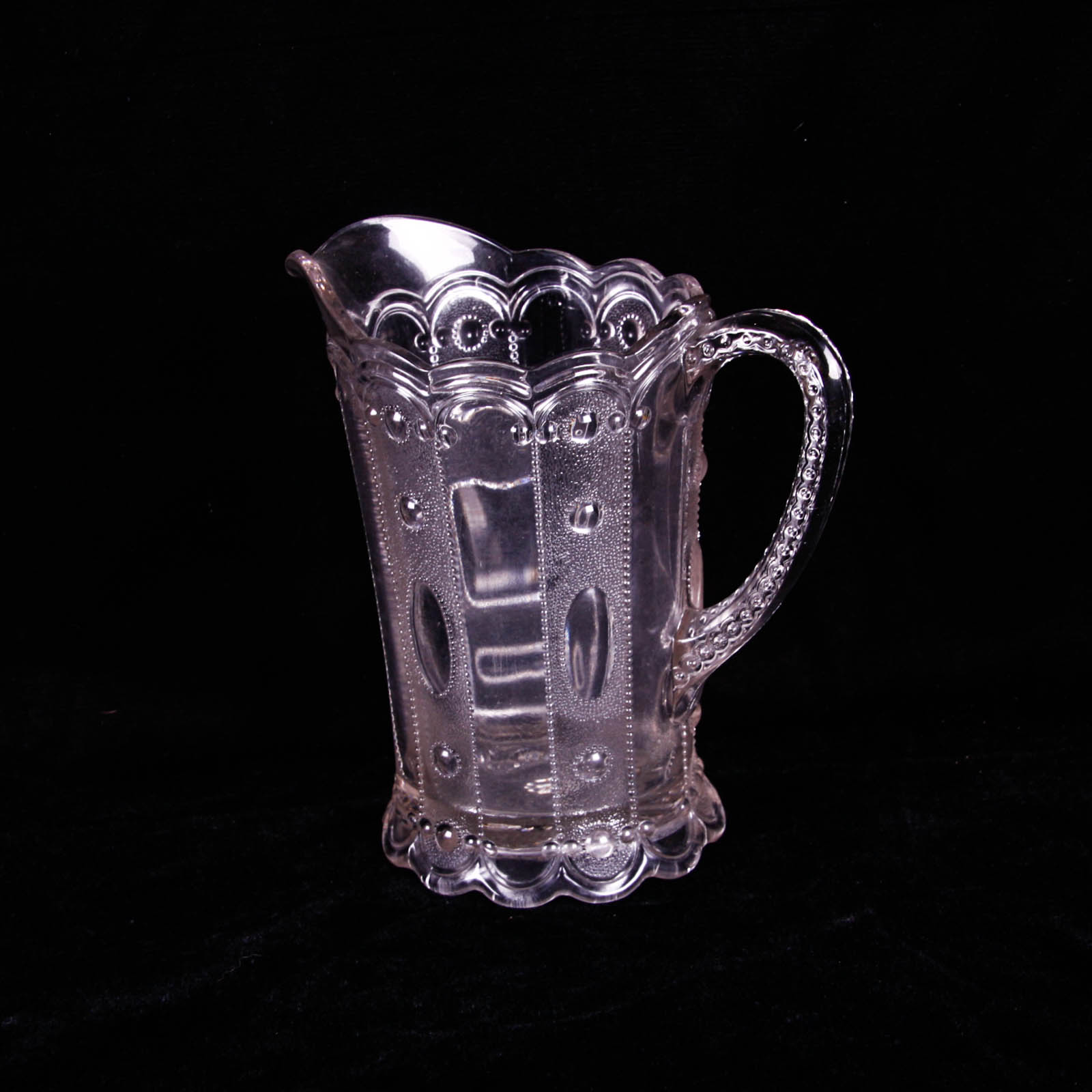 Kansas Jewel with Dewdrop Clear Depression Glass