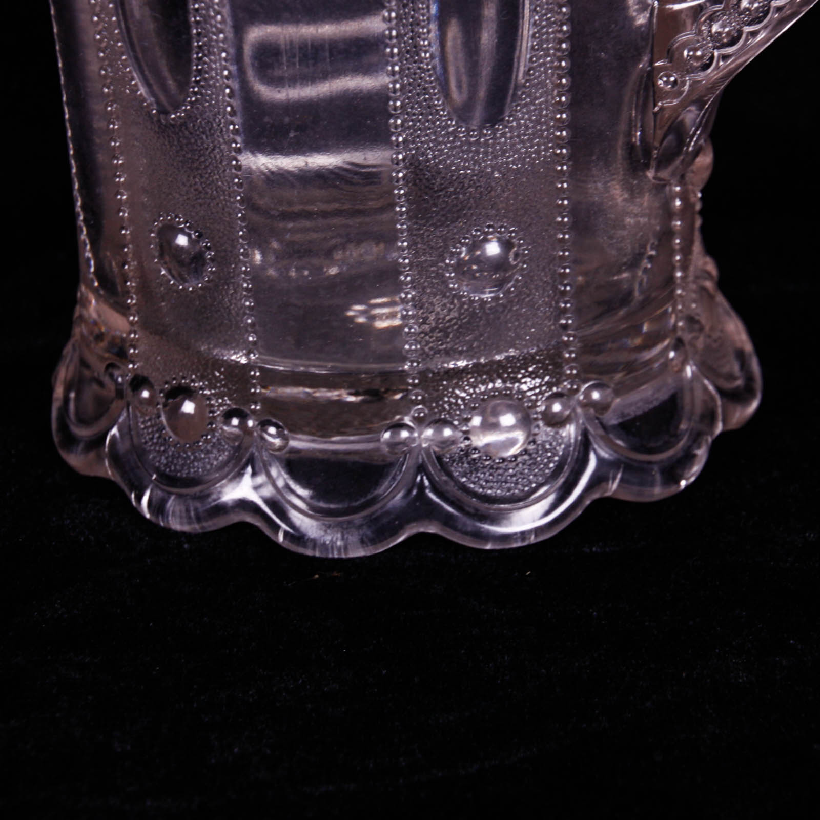 Kansas Jewel with Dewdrop Clear Depression Glass