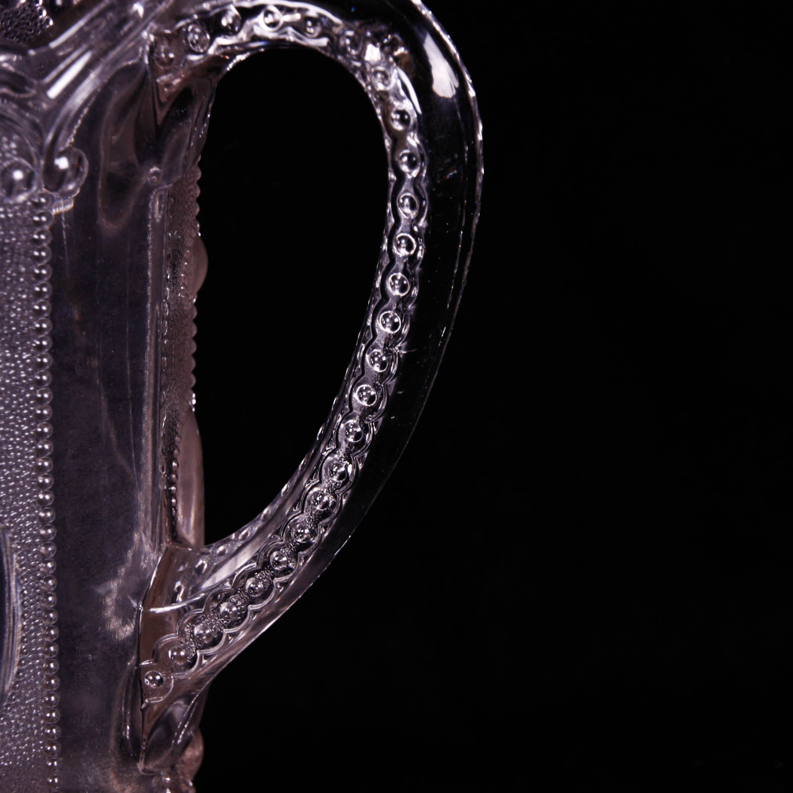 Kansas Jewel with Dewdrop Clear Depression Glass