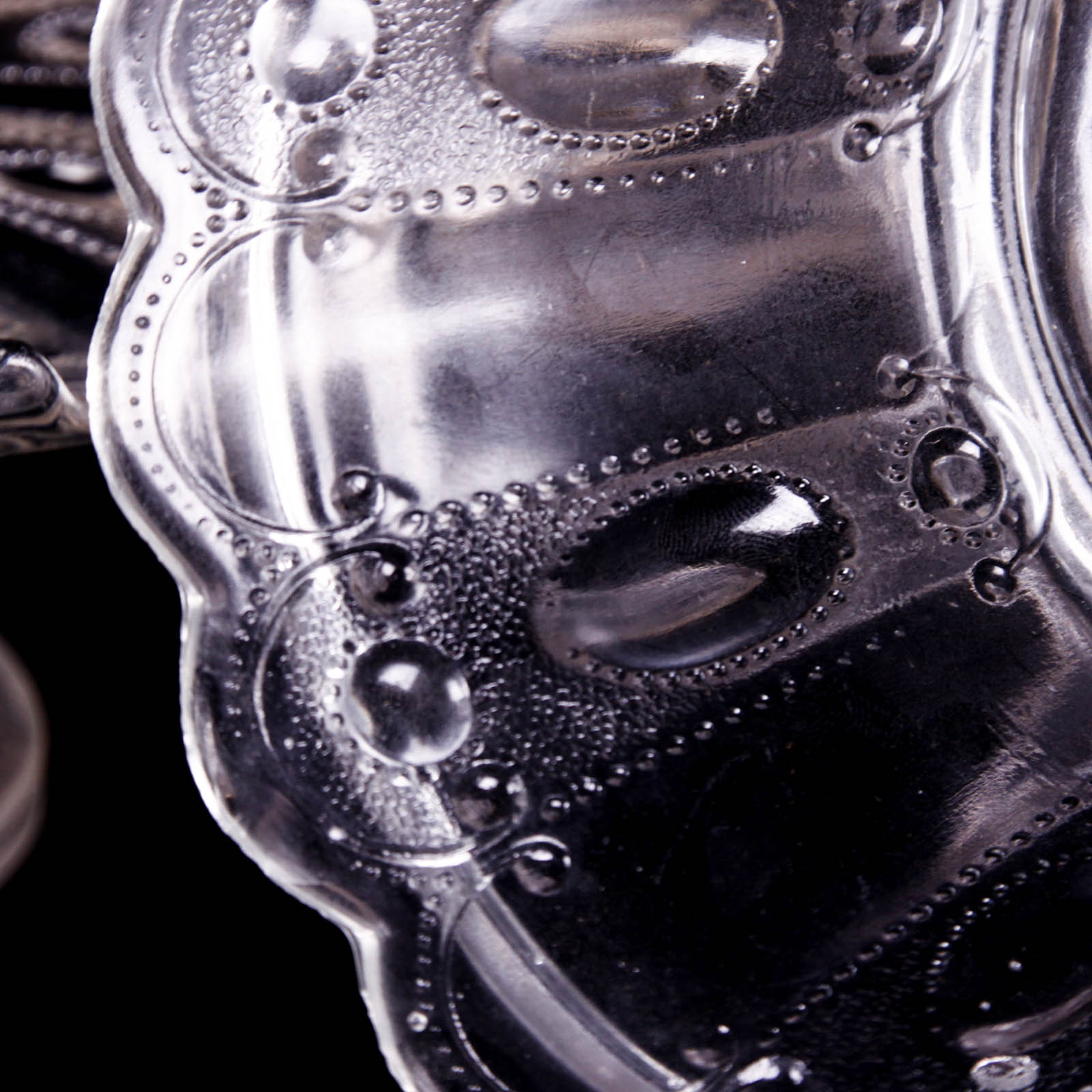 Kansas Jewel with Dewdrop Clear Depression Glass