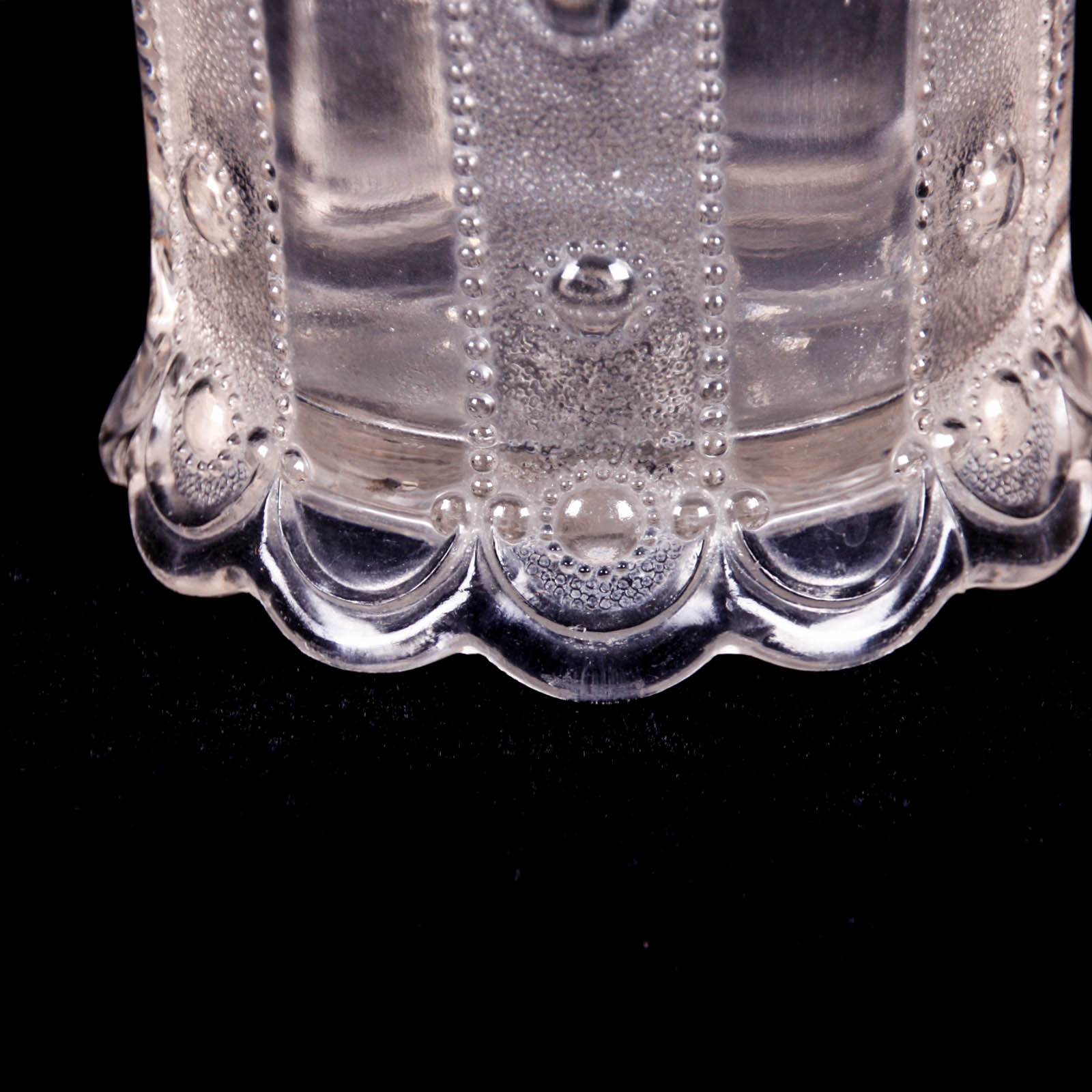 Kansas Jewel with Dewdrop Clear Depression Glass