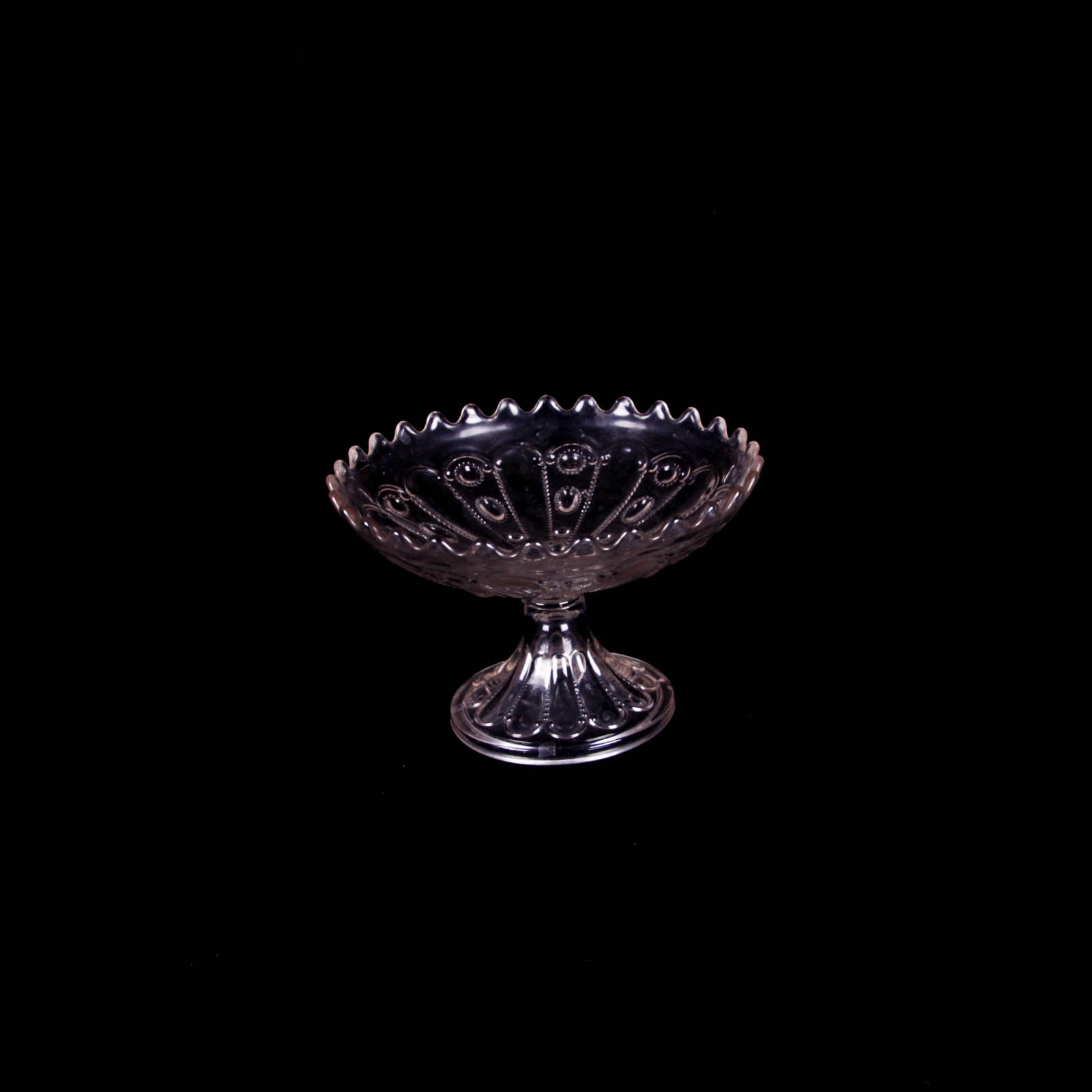 Kansas Jewel with Dewdrop Clear Depression Glass