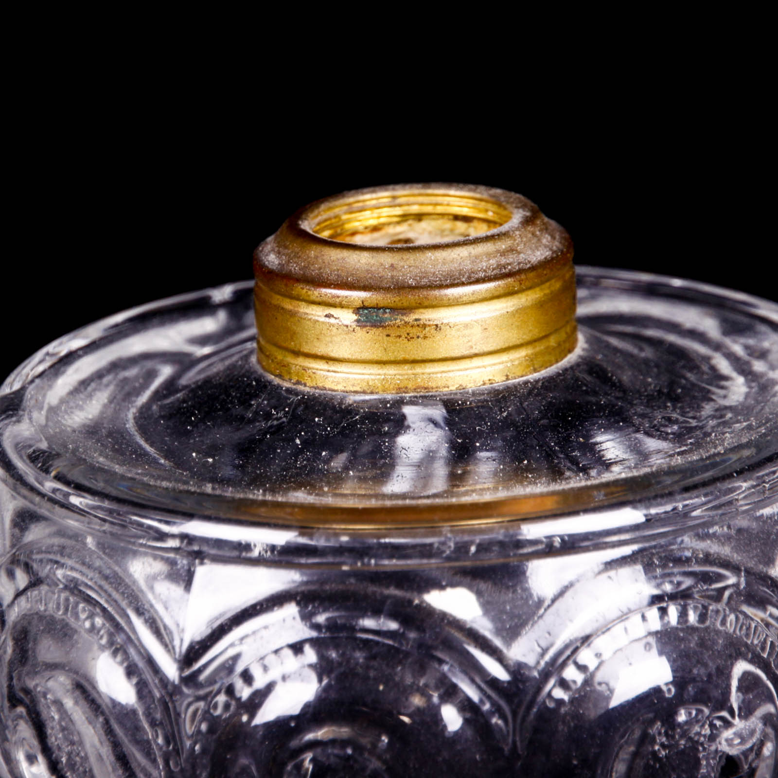 Peacock Feather Clear Depression Glass