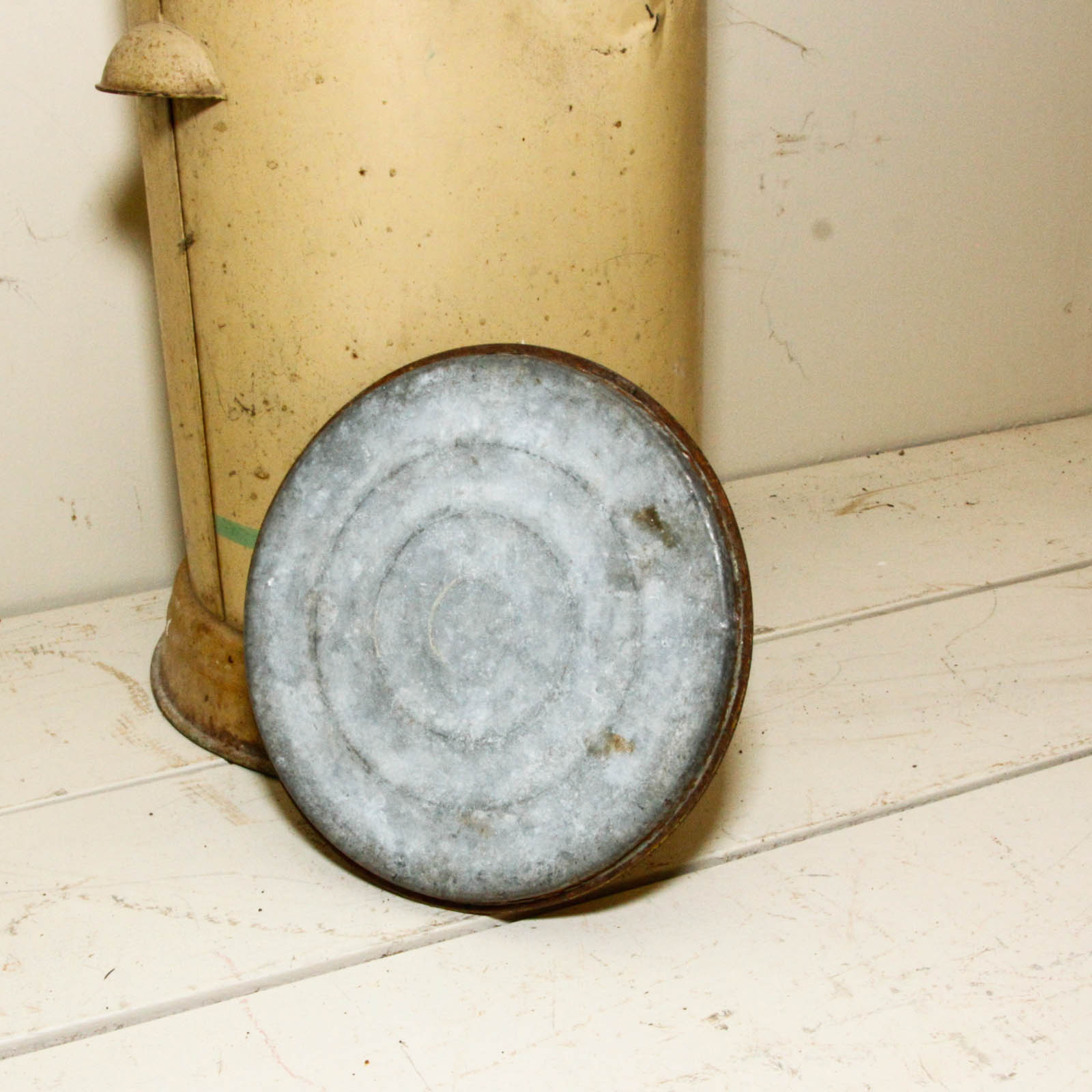 Vintage Metal Lidded Beverage Dispenser