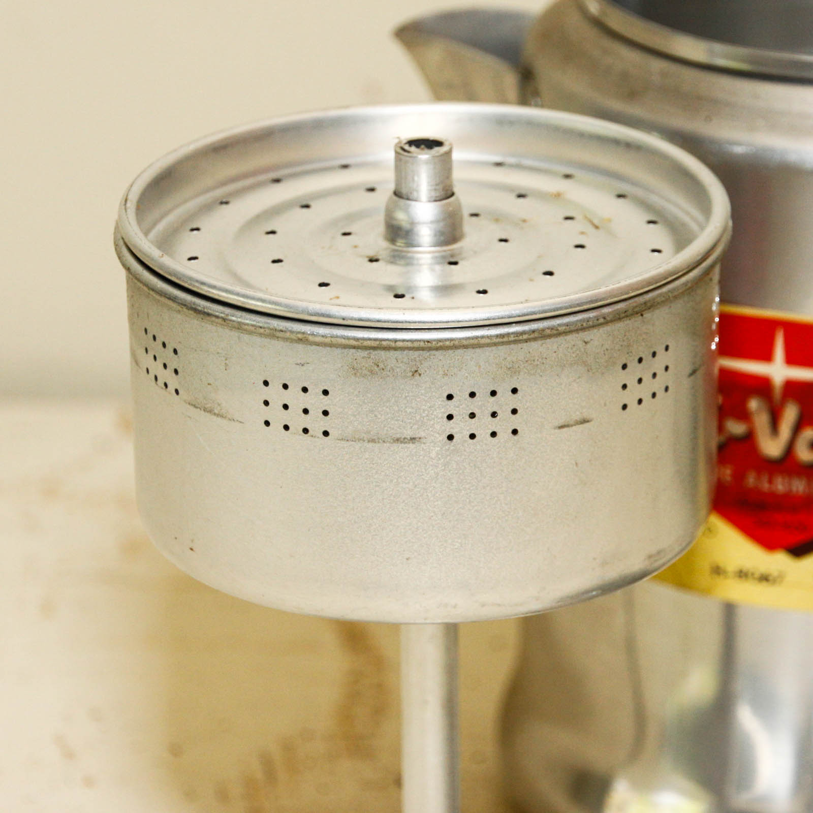 Pair of Vintage Aluminum Percolators