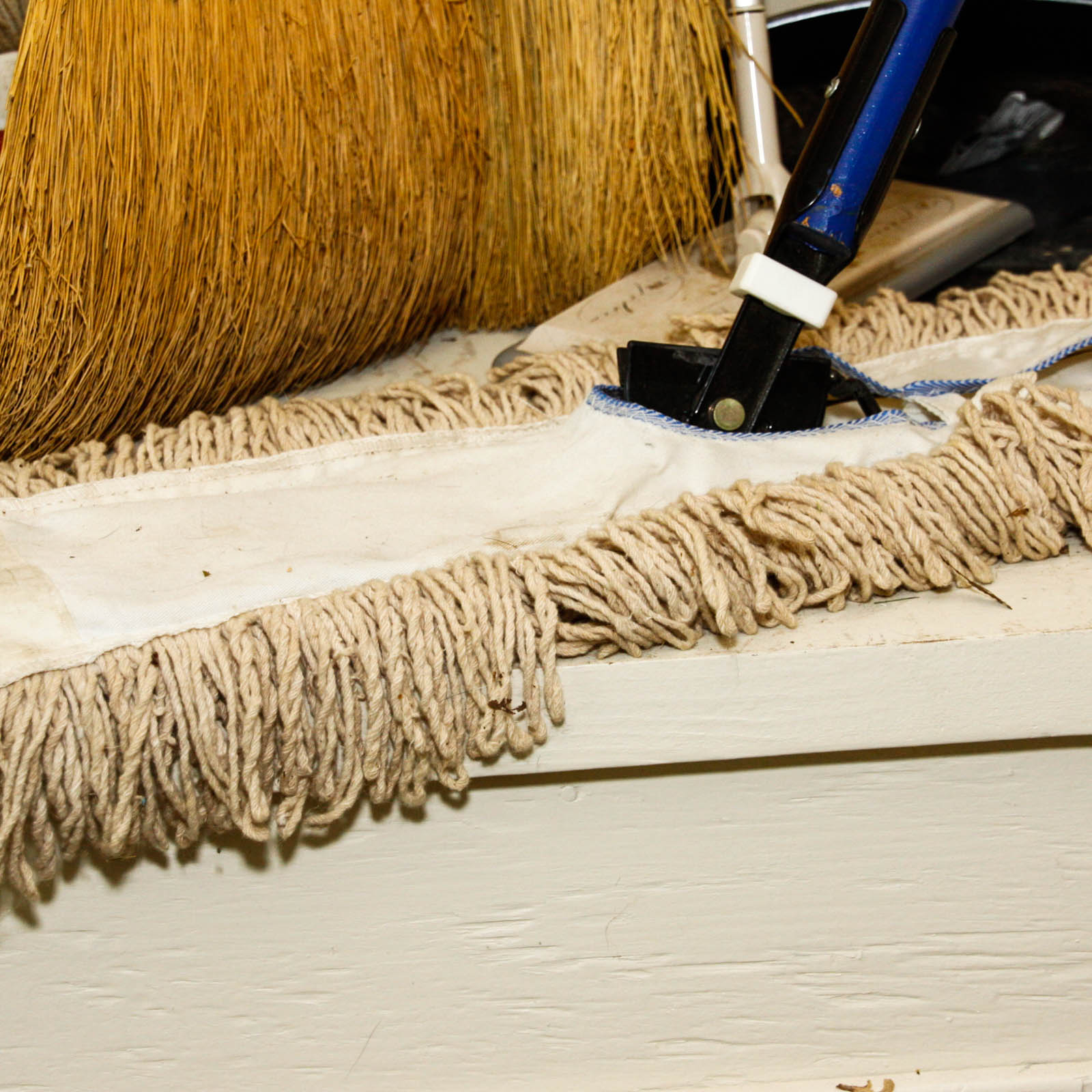 Mops, Brooms, and Dust Pans