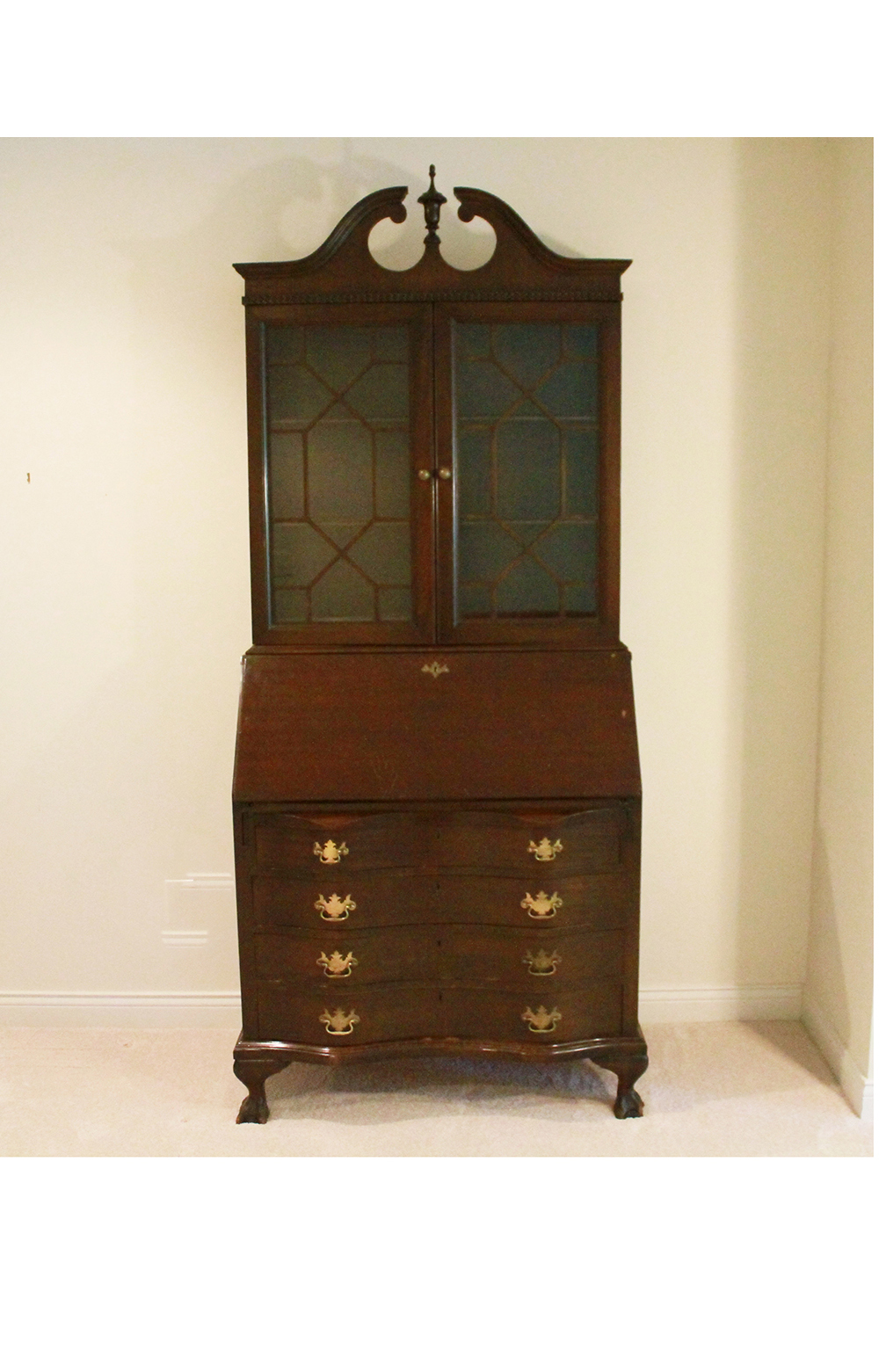 Antique Wood Secretary