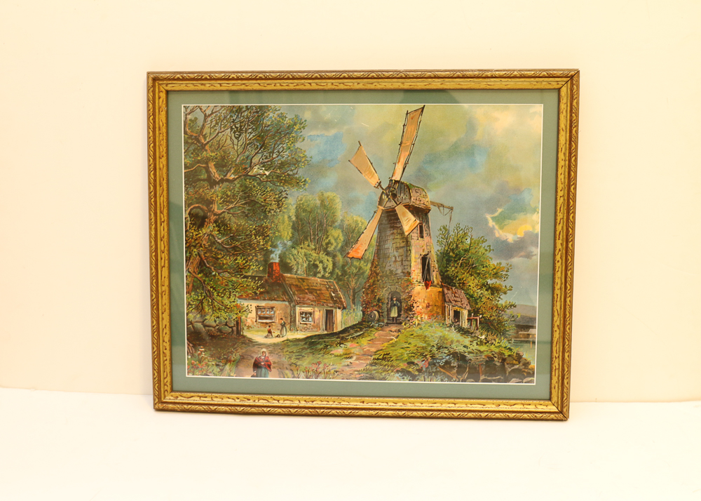 Windmill Art Print Trio