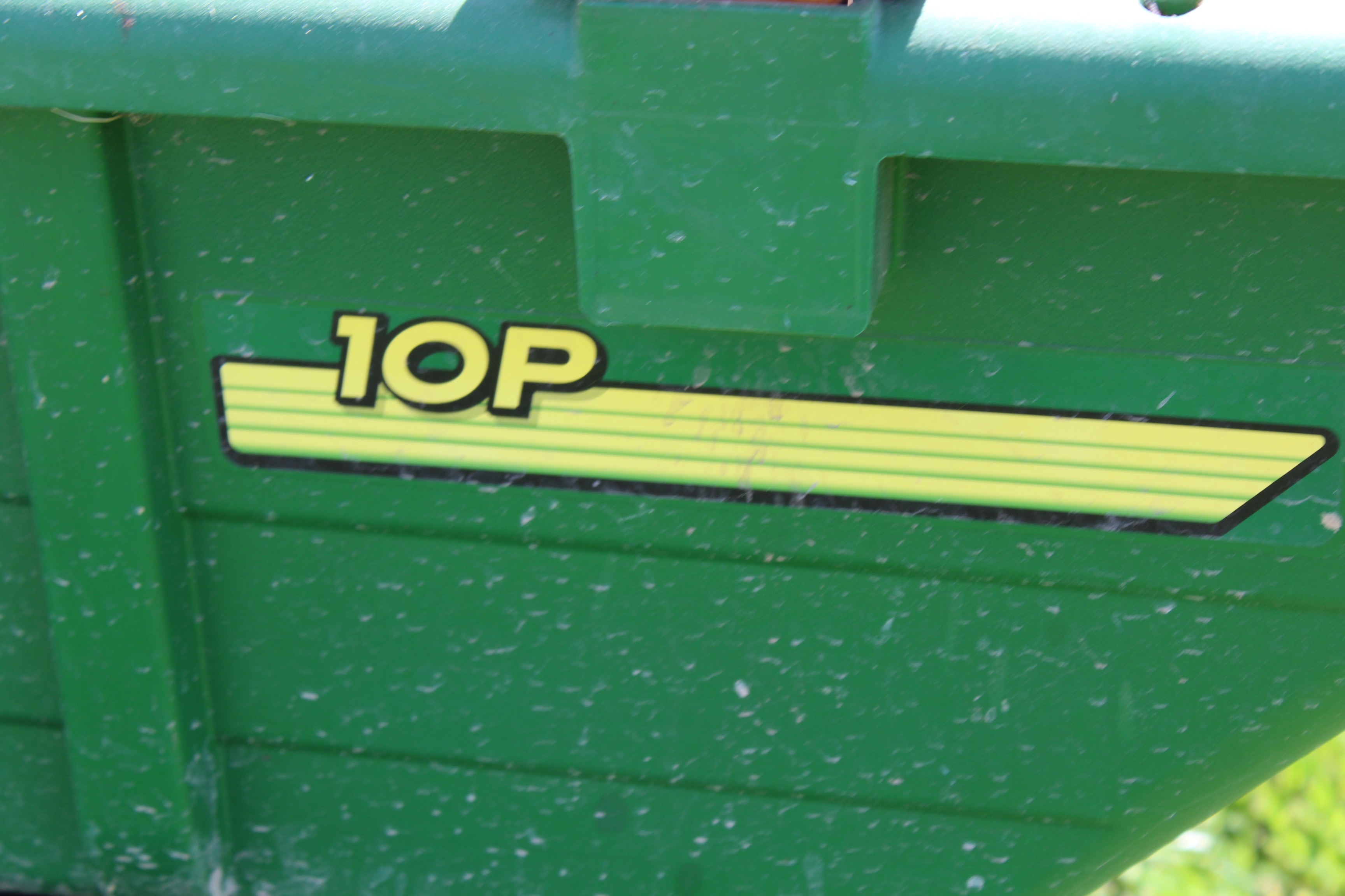 John Deere 10P Tow-Behind Poly Utility Cart with Custom Stake Bed and Tools