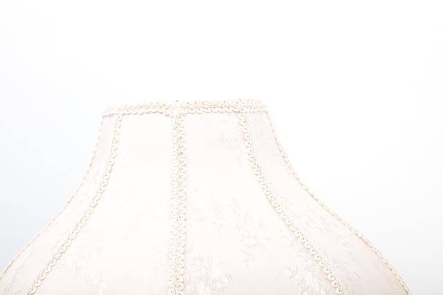 Pair of Floral Painted Lamps