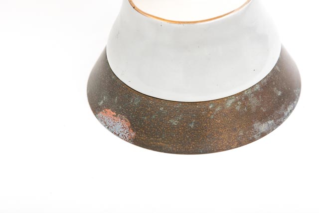 Pair of Floral Painted Lamps