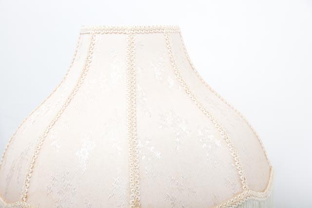 Pair of Floral Painted Lamps