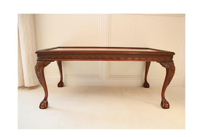 Ornate Wood Coffee Table