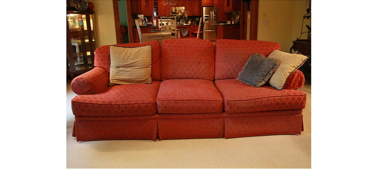 Pearson Red Upholstered Sofa