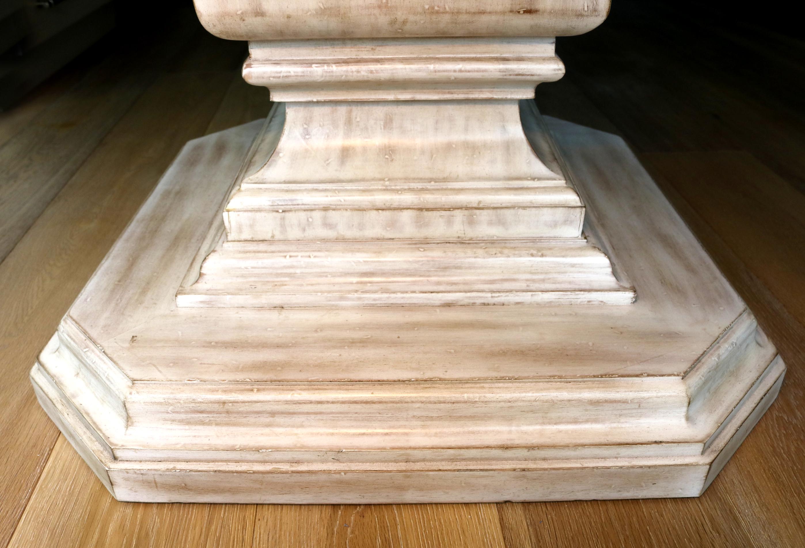 60" Round Dining Table with a Pedestal Base