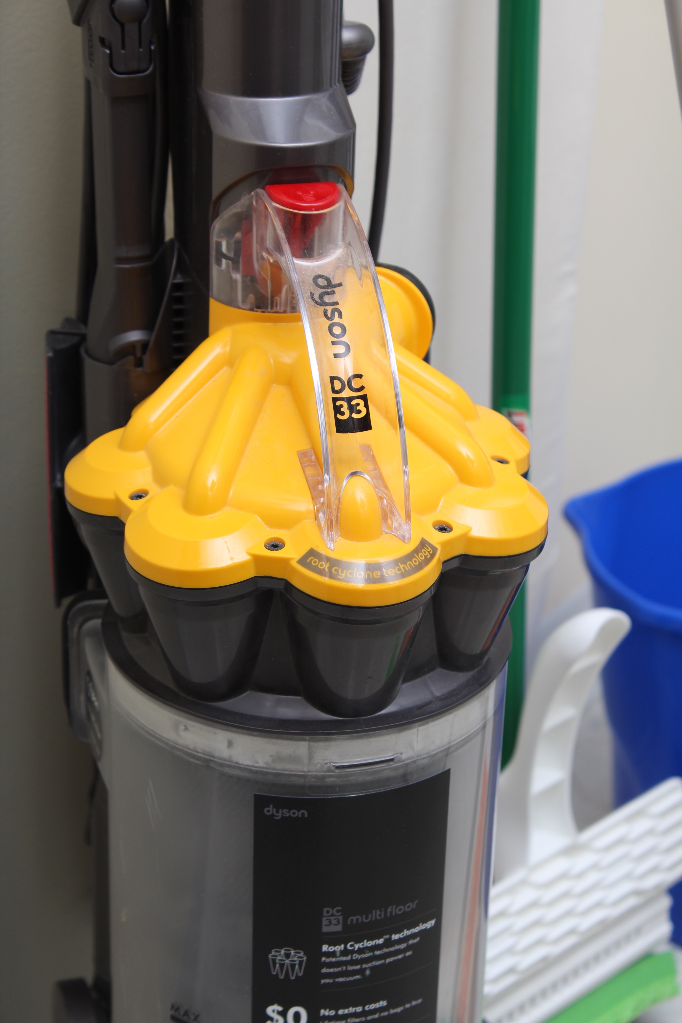 Luxury Dyson Vacuum and Other Cleaning Supplies