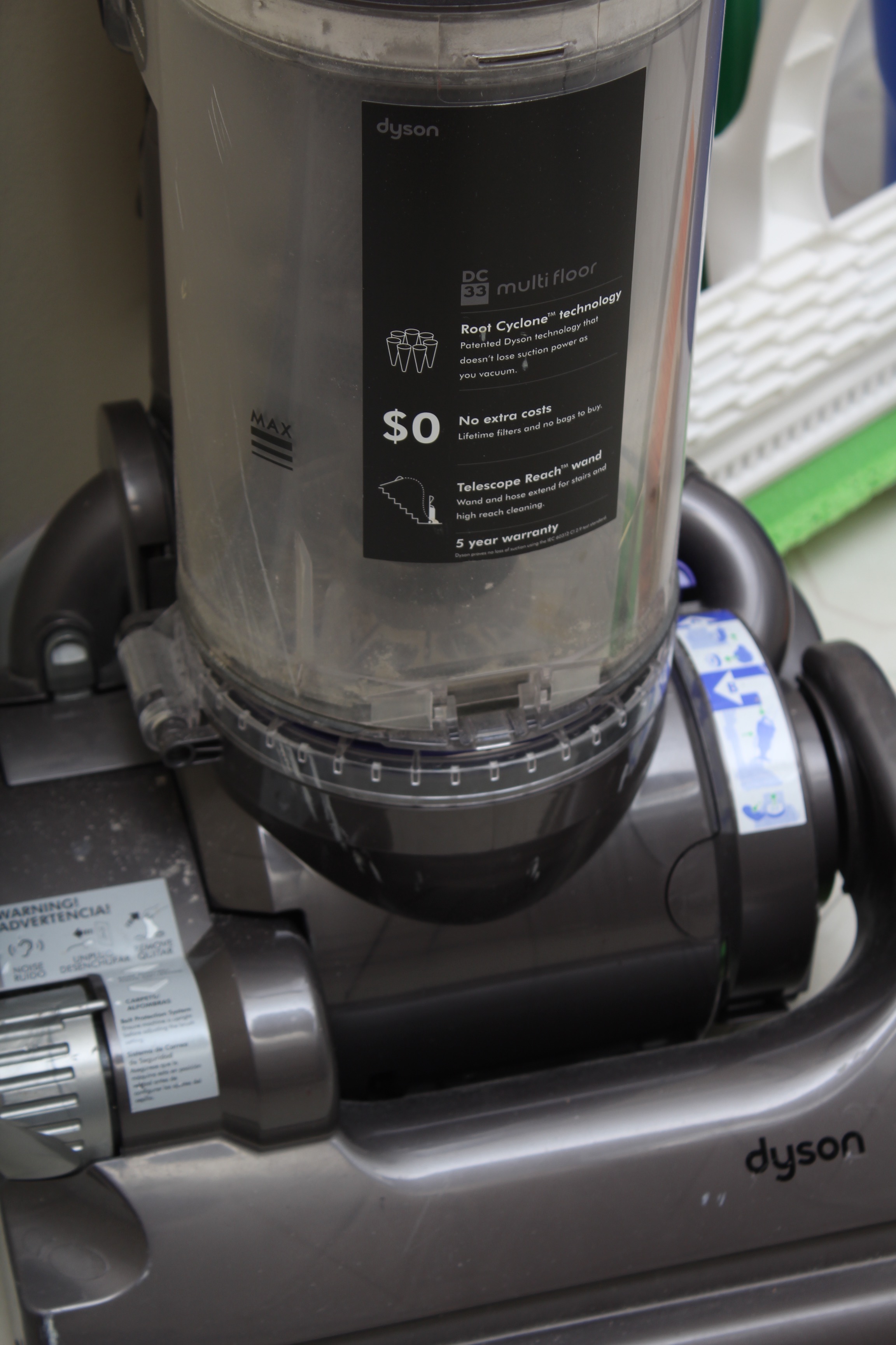 Luxury Dyson Vacuum and Other Cleaning Supplies