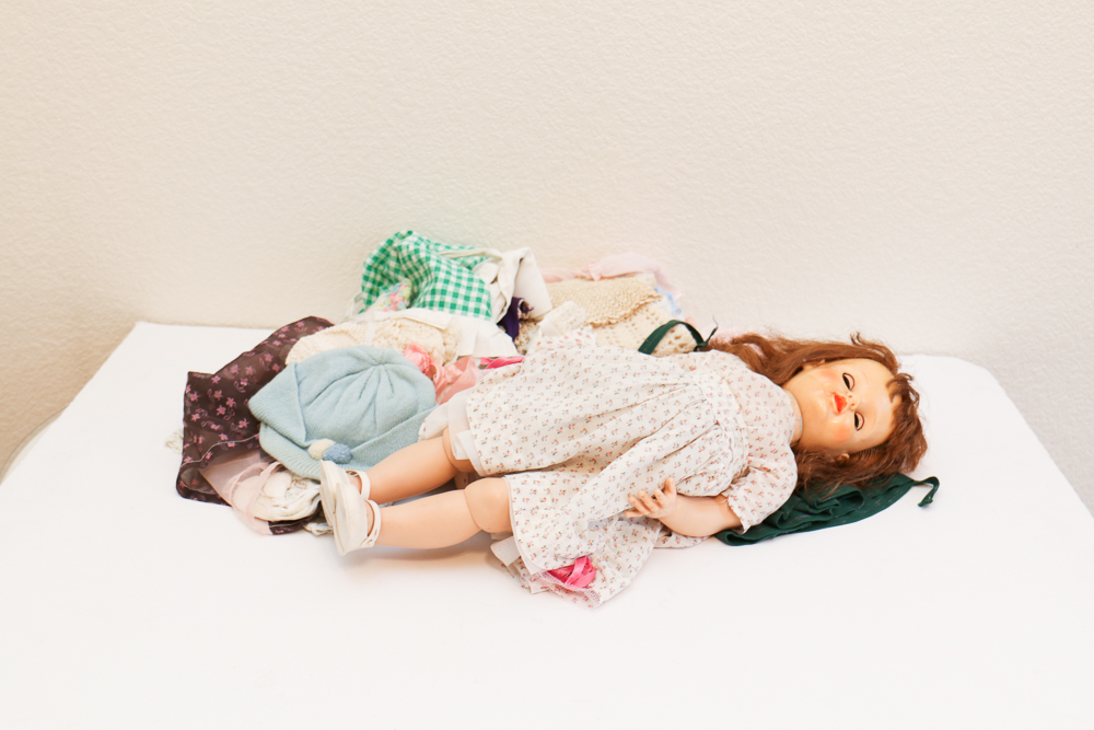 Pair of Vintage Dolls and Doll Clothes