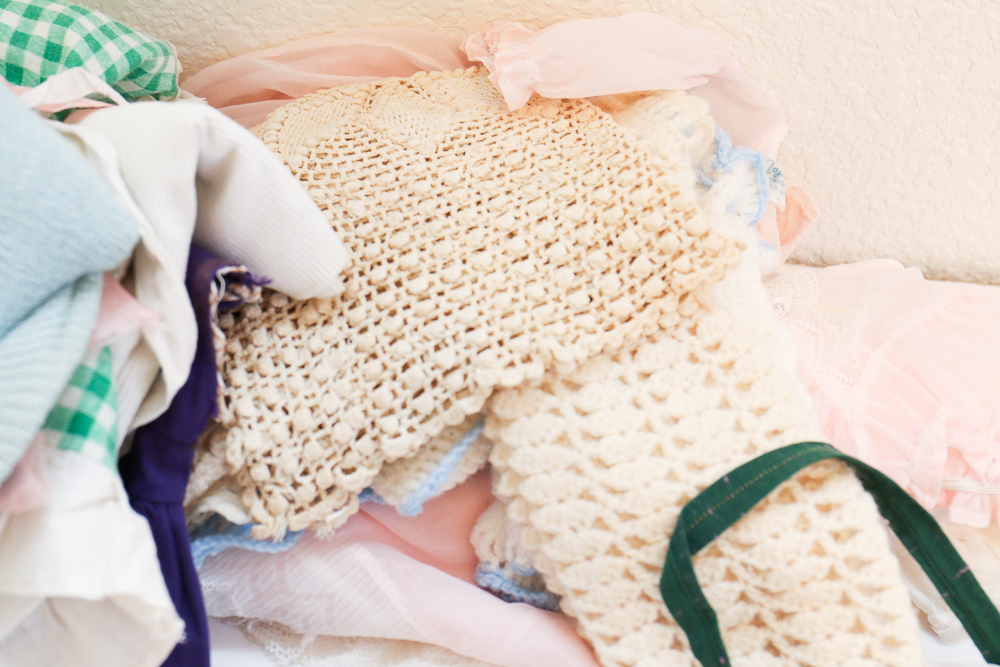 Pair of Vintage Dolls and Doll Clothes