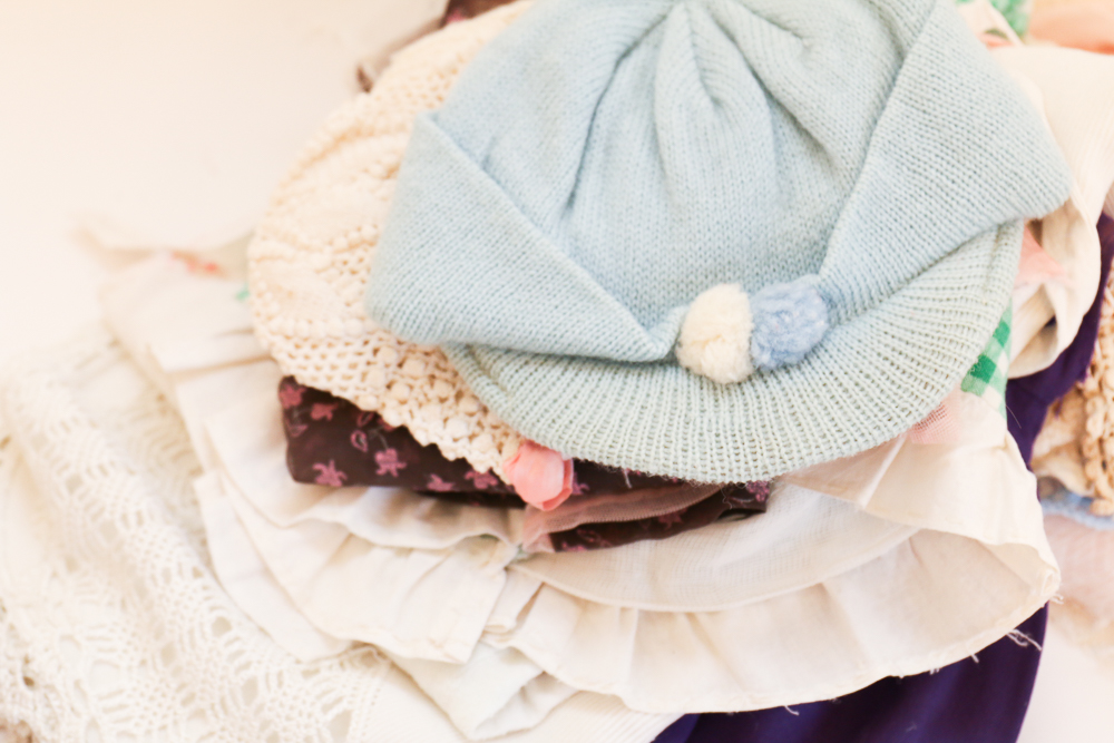 Pair of Vintage Dolls and Doll Clothes