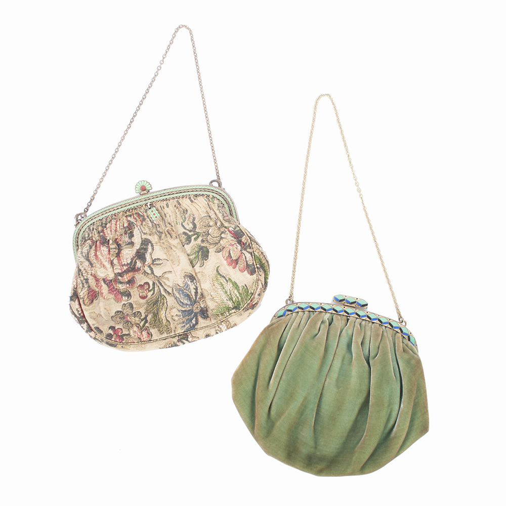 Evening Bags with Enameled Details