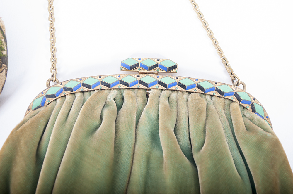 Evening Bags with Enameled Details