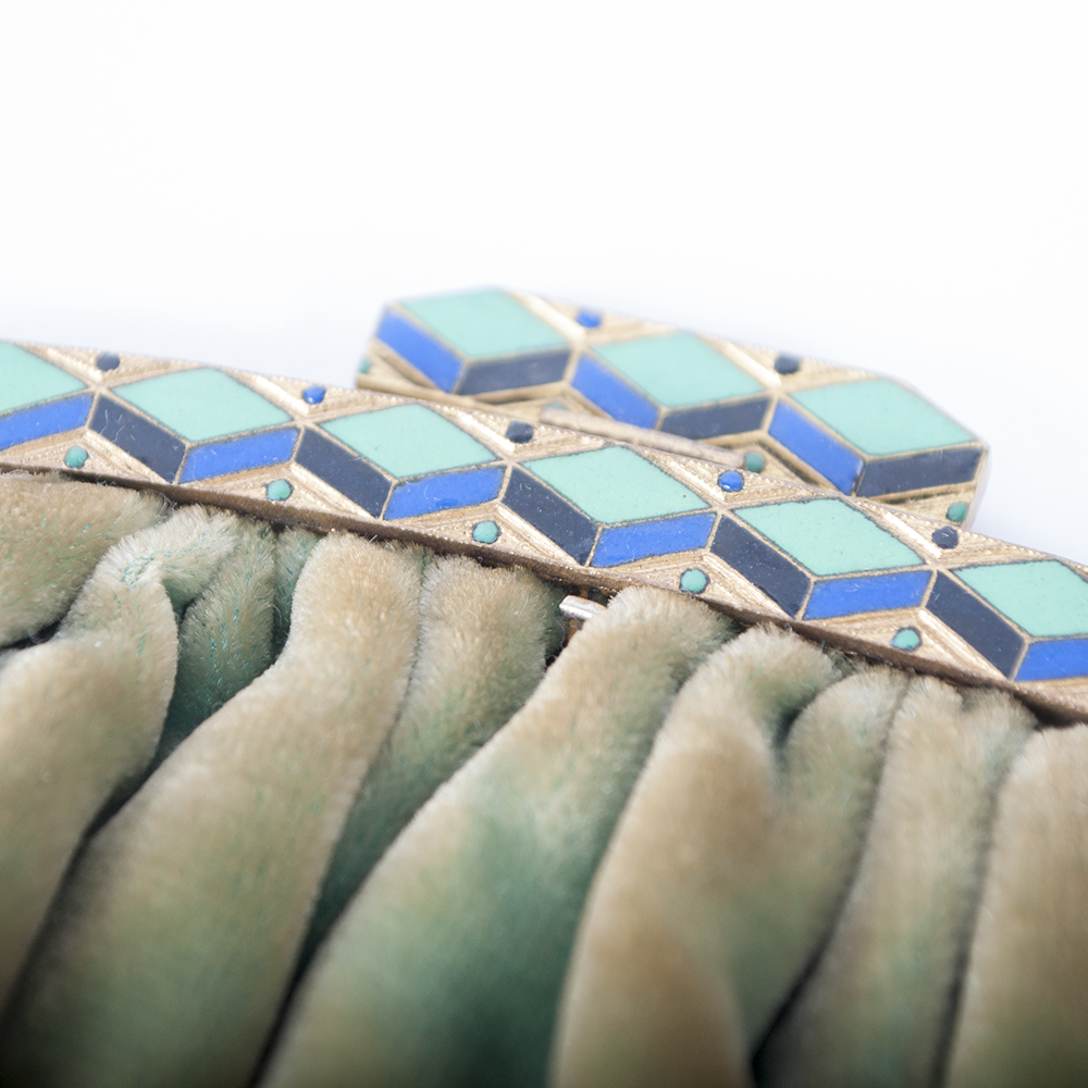 Evening Bags with Enameled Details