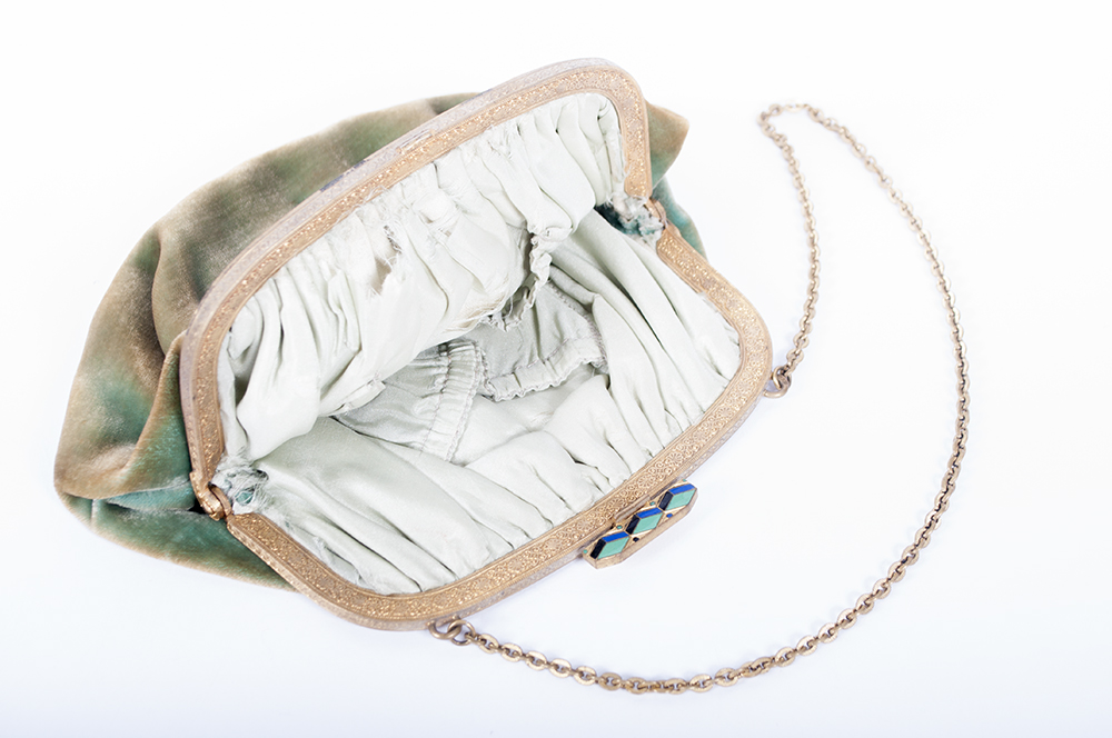 Evening Bags with Enameled Details