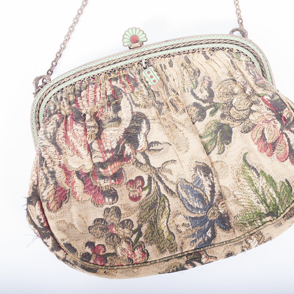 Evening Bags with Enameled Details