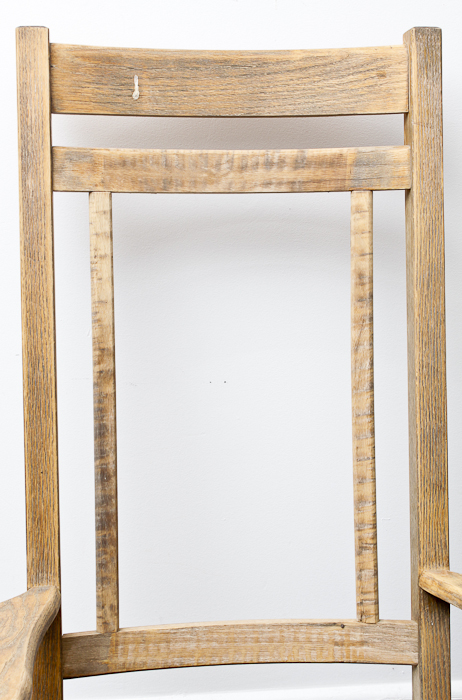 Vintage Oak Rocking Chair Frame